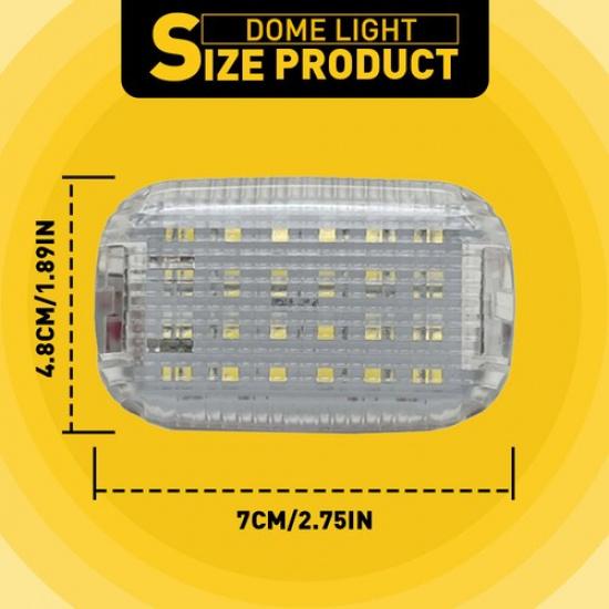 2x Interior LED Dome Light Cargo Area For 2015-24 Ford Transit 150 250 350 HD EA