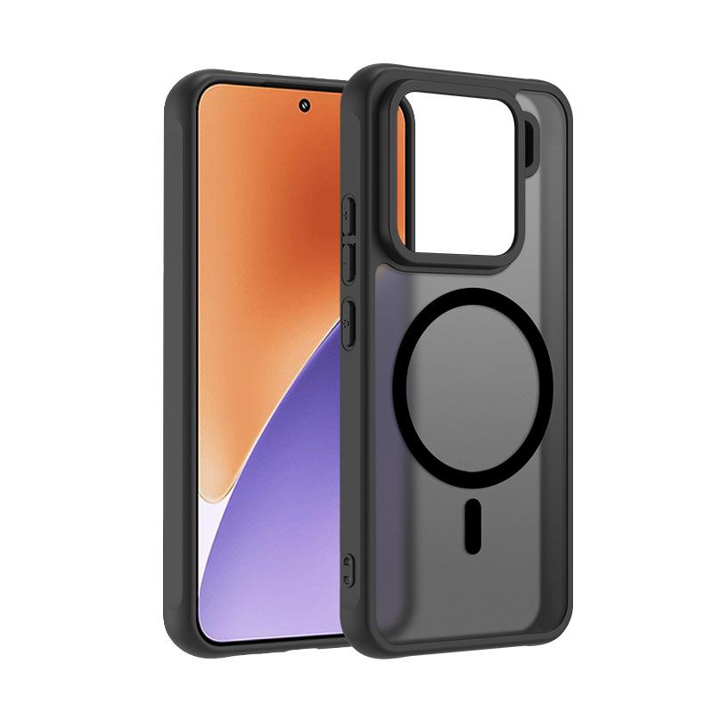 Suitable for Redmi 15A Skin-sensitive Magnetic Mobile Phone Case Redmi A7 PRO Airbag Anti-drop Case Matte Translucent
