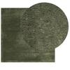 HUARTE Short Pile Carpet Soft and Washable Forest Green 120 X 120 Cm