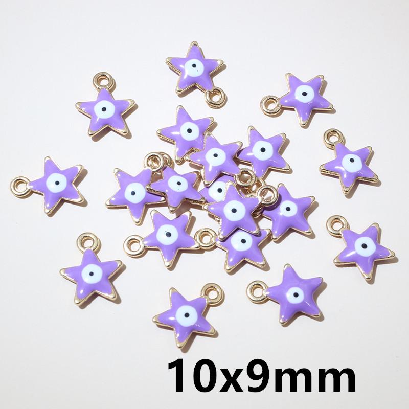 30pcs 15x13mm Enamel Heart Charms Pendant Alloy Metal DIY Jewelry Making Accessories for Earrings Bracelet Necklace Findings