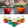 Solar Powered Dancing Swinging Animated Flower Toy Car Styling Home Decoration