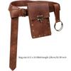 Belt Pouch Waist Bag Waistband Renaissance Accessories PU Leather Belt Phone Holder for Carnival Halloween Performance Festival