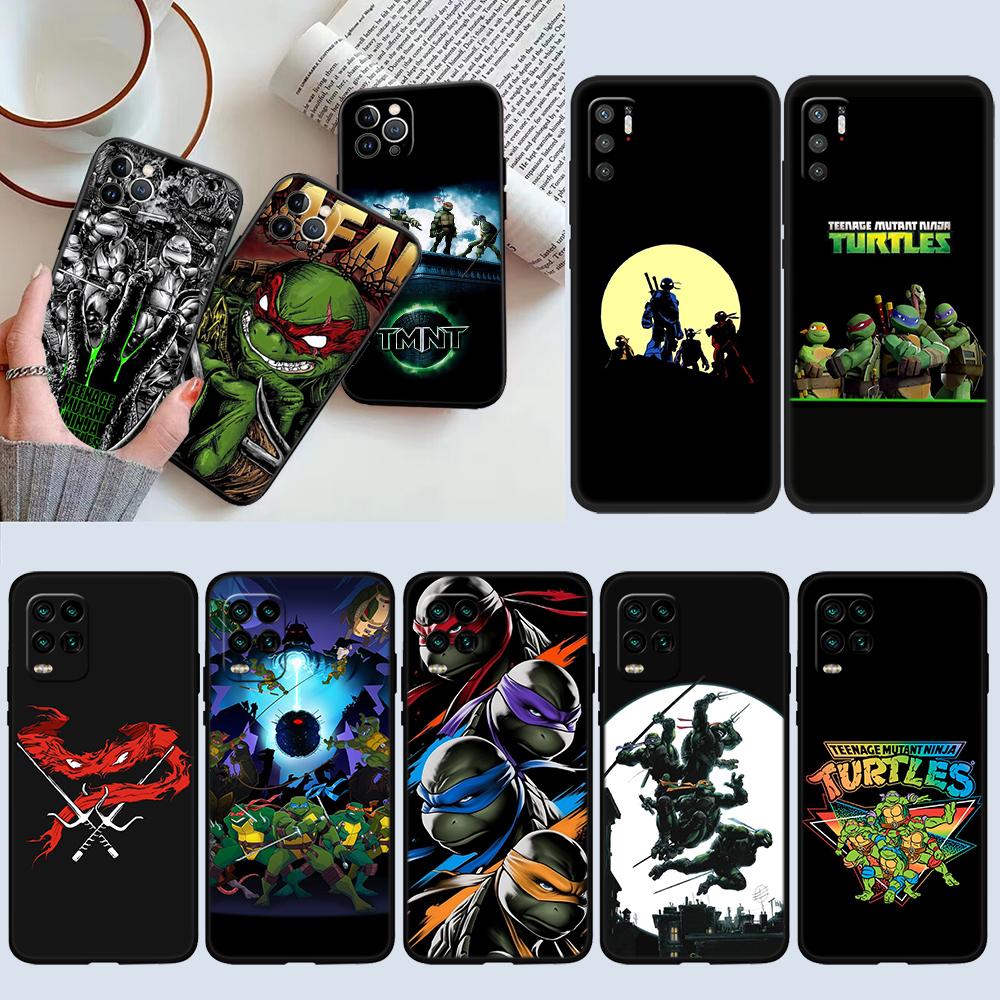 RE61 TMNT New High-End Shell Phone Case for Redmi Note 10 11 12 Pro Max 10S 10C 10T 11A 11S 12S 12C