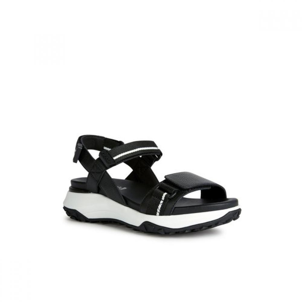 Geox Women S caSual Sandal Black W1d35tb3m11