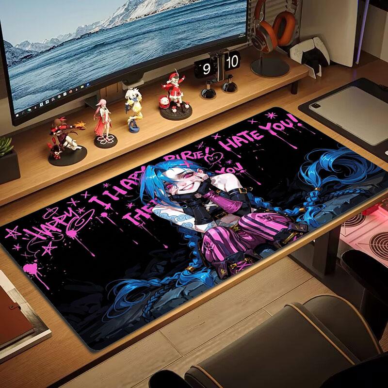 Neon Dreamscape Large Size Mouse Pad Large Gaming Table Cushion Nonslip Laptop Tablet Big Mousepad Xxl Mat Mini Pc Playmat With Lock Edge