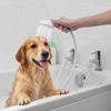 Flexible Shower Head Set Double Tap Push on Bath Shower Head Handheld Showerhead  Pet Cleaning