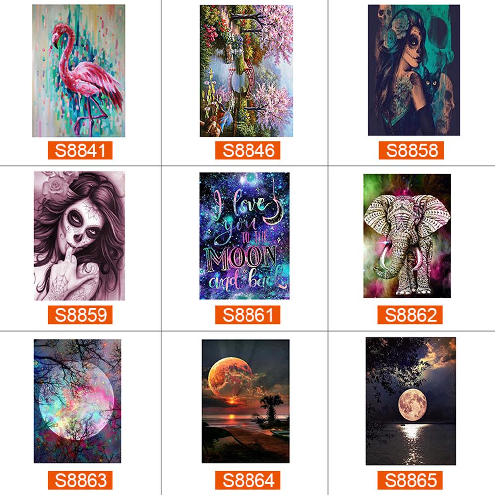 

DIY Алмазная картина устанавливает различные формы Алмазный Рисунок Крест Стежок Стены Декоративные 30x40cm