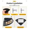 Solar Powered Step Lights Outdoor Garden Staircase Patio Walkway LED Decorative Lights Waterproof for Home Steps Outdoor Light