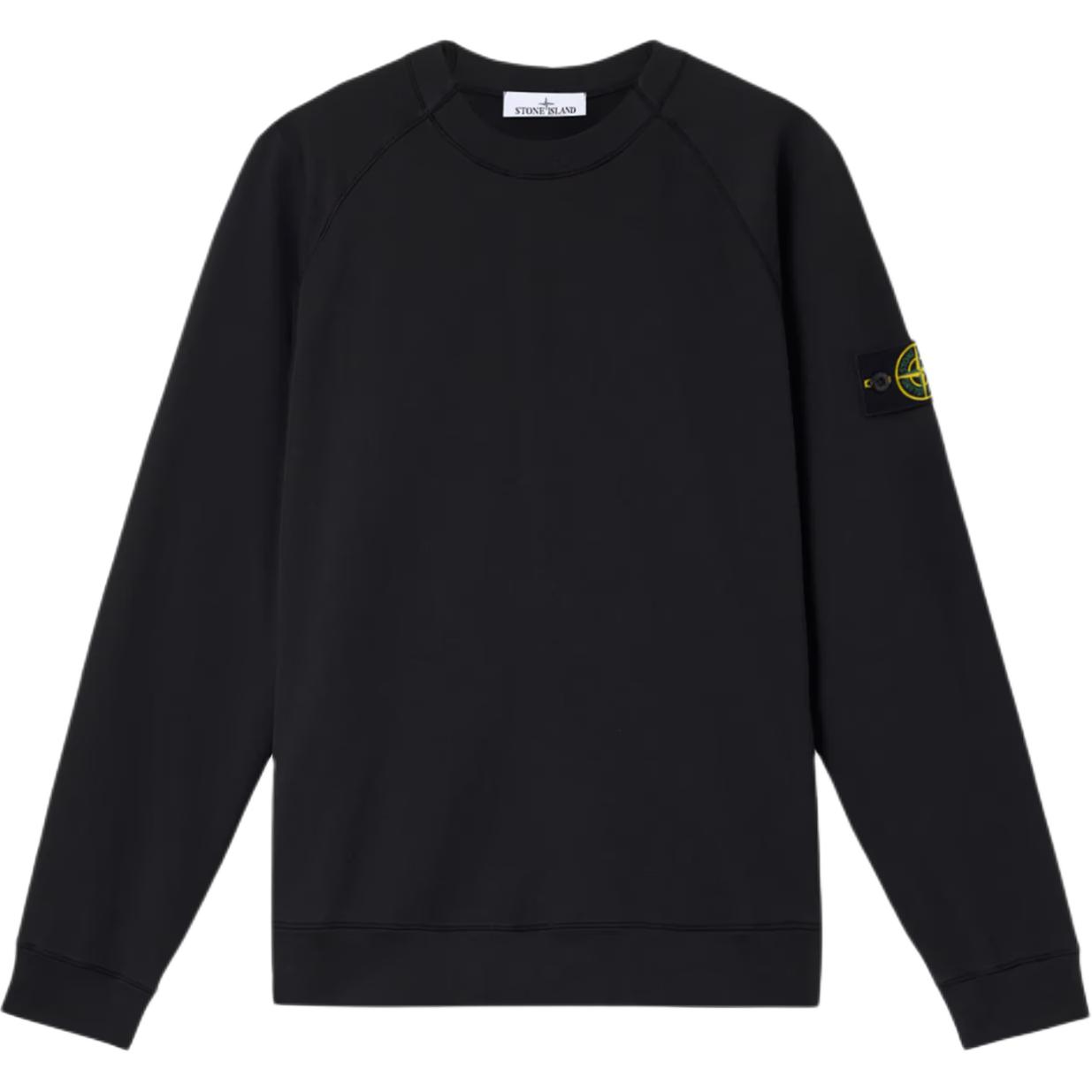 

STONE ISLAND Мужской свитшот с круглым вырезом и длинными рукавами с логотипом SS25 Черный K1S1561000-23S0121-V0029 XL