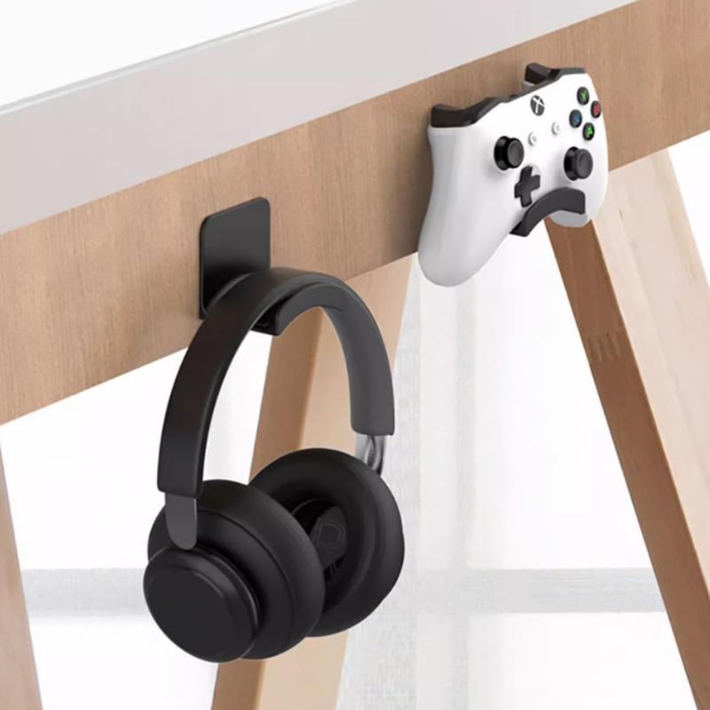 Universal Kopfhörer Ständer Gaming Controller Halter Headset Display Rack Unter Schreibtisch Kleiderbügel Haken Für Kopfhörer Wand Halterung Gaming