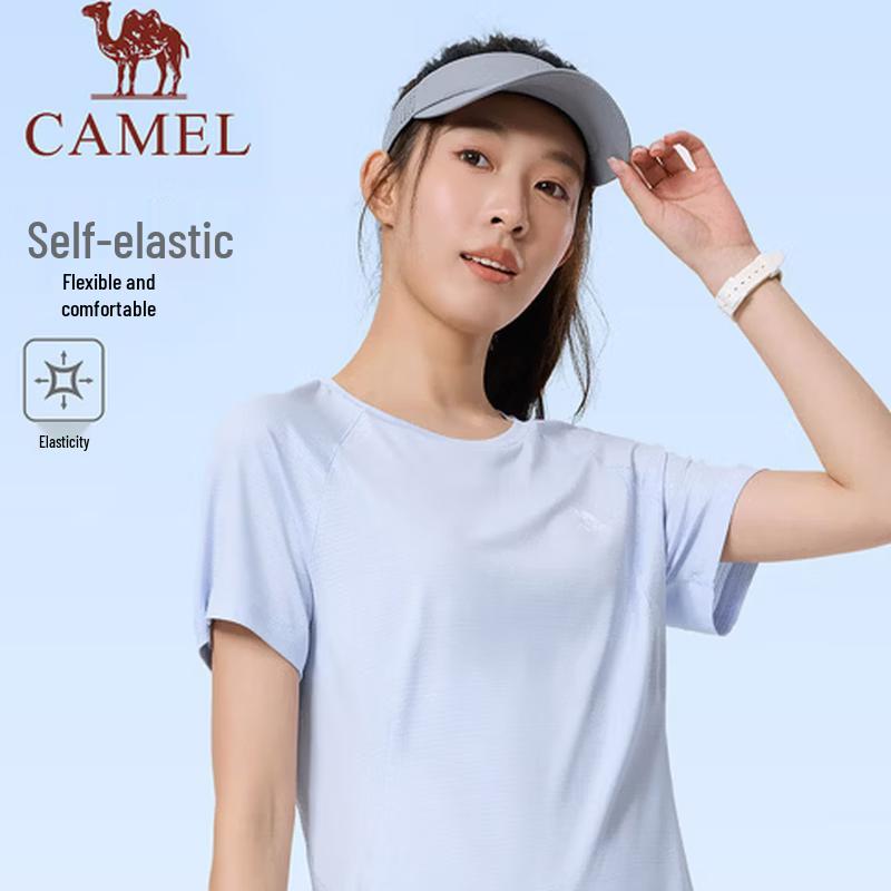 CAMEL Women's Breathable Anti-Bacterial Running T-Shirt