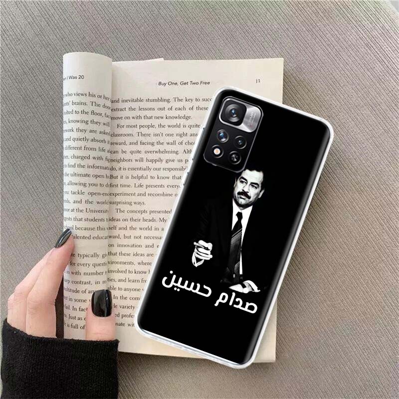

Etui Fashion Saddam Hussein Iraq Arabic Phone Case For Redmi Note 13 12 Pro Plus 14 15 Pro 5G 11 11T 11E 11S 10 Pro 10S 9 9S Cov Redmi Note 11T(11)5G