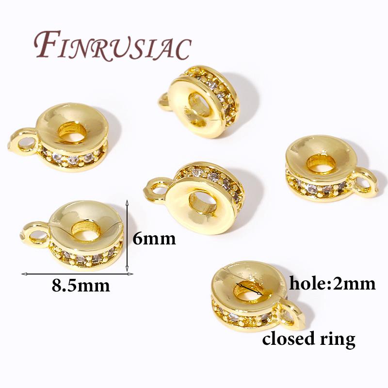 

18K Gold Plated Pendant Connectors Bail Clasps,Bails For Pendants,DIY Jewelry Making Supplies Necklace/Bracelet Accessories 2 Pieces
