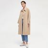 NEIWAI Autumn and Winter Casual Silhouette Long Windbreaker