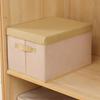 Large Capacity Cover Clothes Storage Box Dust-proof Folding Clothes Quilt Storage Box with Handle Space Saving Toy Storage Box