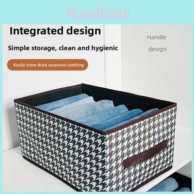 Fabric Storage Box For Clothes Organizer With Foldable Design For Bedroom And Closet Use