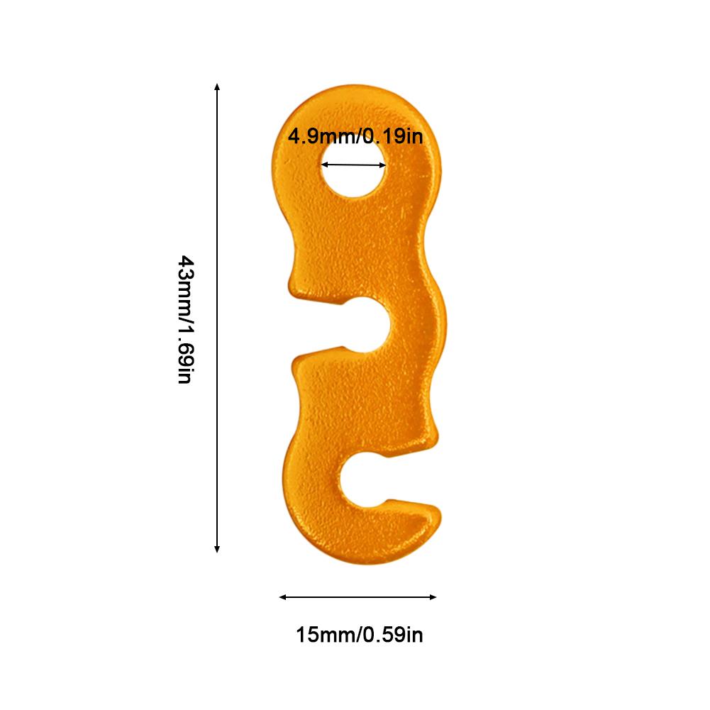 Outdoor Camping Tent Wind Rope Accessories Three Eye Adjustable Buckle Canopy Rope Pull Buckle
