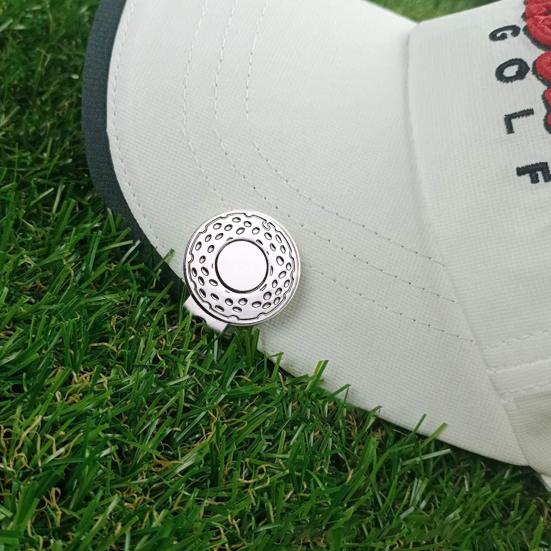 Golf Hat Clip Professional Golf Ball Aiming Magnet Marker Golf Ball Mark Training