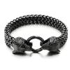 Locomotive Viking Zinc Zinc Alloy Cool Guy Fashion Jewelry Wolf Head Bracelet Exquisite Gift Men Bracelet