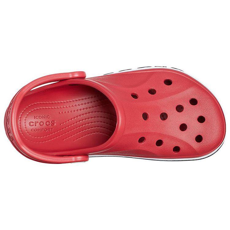 Crocs Bayaband EVA Non-Slip Durable Lightweight 2cm Sports Slippers Unisex slippers Red 205089-6HC