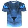Sommer Rundhals bedrucktes Kurzarm Freizeit-Top Herren Damen T-Shirt
