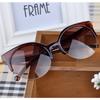 Stylish Semi-circular Frame Sunglasses Retro Cat Eye Women Sunglasses With Uv400 Protection