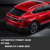 Compatible with 2020-2023 Mazda CX-4 Rear Tail Light Cover (Left/Right) for Brake, Turn, and Reverse Functions.