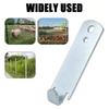 Fence Wire Twisting Tool 2X Sturdy Steel T Post Clips Wire Tightener Ergonomic Multifunctional Wire Twisting Tool Rustproof