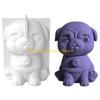 F26C Cartoon Dog Silicone Mold Animal Soap Making Tools DIY Crystal Epoxy Resin Mould Ice Cream Mold Desktop Decor