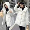 Middle-Aged Mother Cotton-Padded Coat Female  Winter Down Jacket Women Parkas Windbreaker Outwear Hooded Overwear Lady