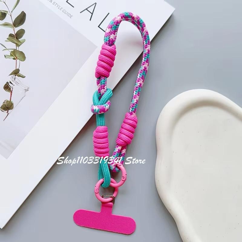 

Korean Stylish Knot Mobile Phone Universal Lanyard Wrist Strap Hand Pull Short Rope Mobile Phone Decorative Pendant Accessories Other