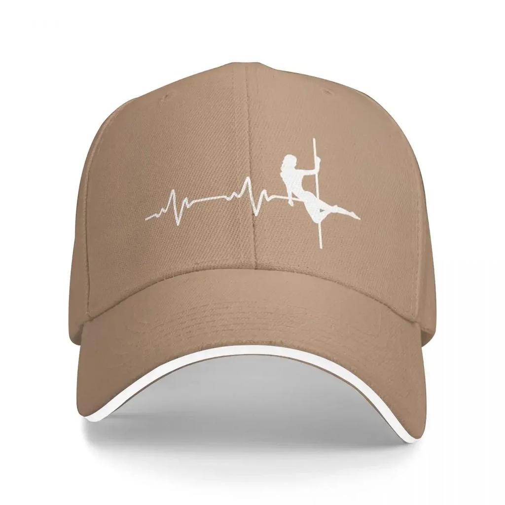 Heartbeat Pole Dance Pole Fitness Baseball Cap sun hat New In Hat summer hat For Women Unisexs