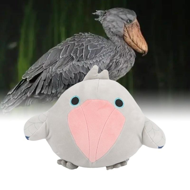 Weiches und entzückendes Schuhschnabel-Stofftier Balaeniceps Rex Vogel Kuscheltier Spielzeug Graue Farbe