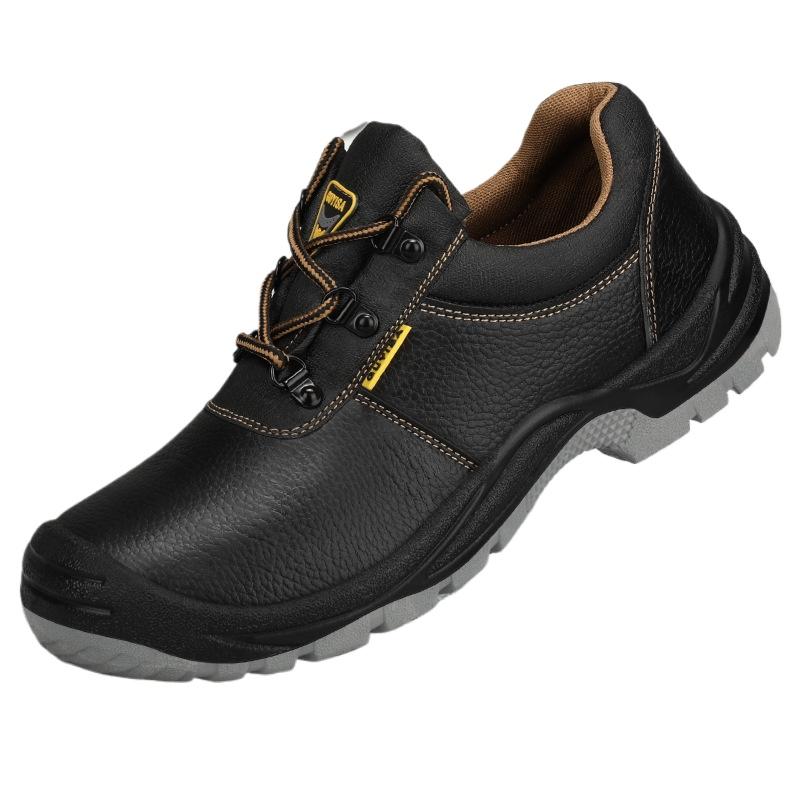 Labor Insurance Shoes Men's Anti-smashing and Anti-piercing Steel Head Shoes Safety and Wear-resistant Protective Shoes