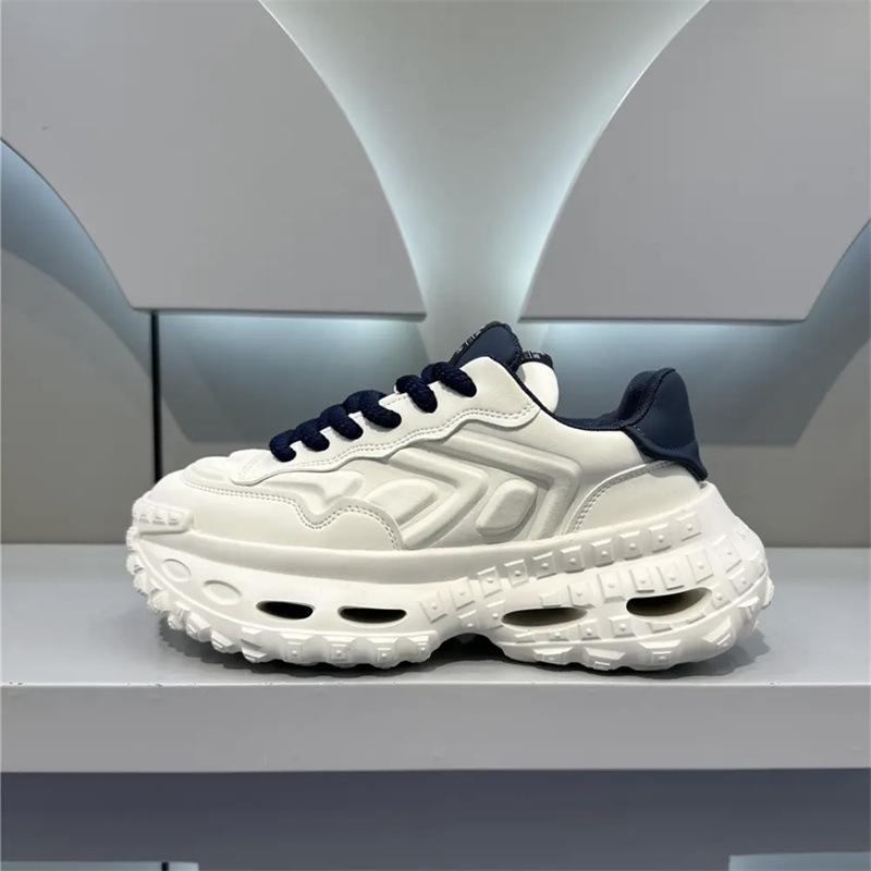 

Daddy shoes, tire-soled wear-resistant shoes, platform shoes, comfortable casual shoes, trendy autumn and winter new shoes 38 белый