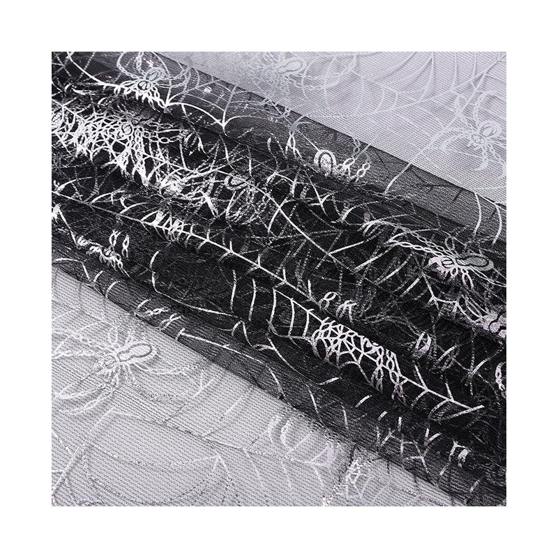 Red Spiderweb Halloween Mesh Fabric: Toy Hat & Cape Decoration