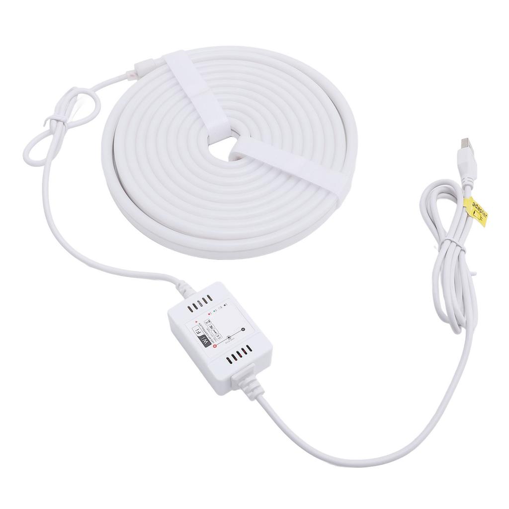 Neon Rope Light 9.84ft WIFI USB DC5V Powered Indoor Bedroom Outside Music Sync Remote Control RGB