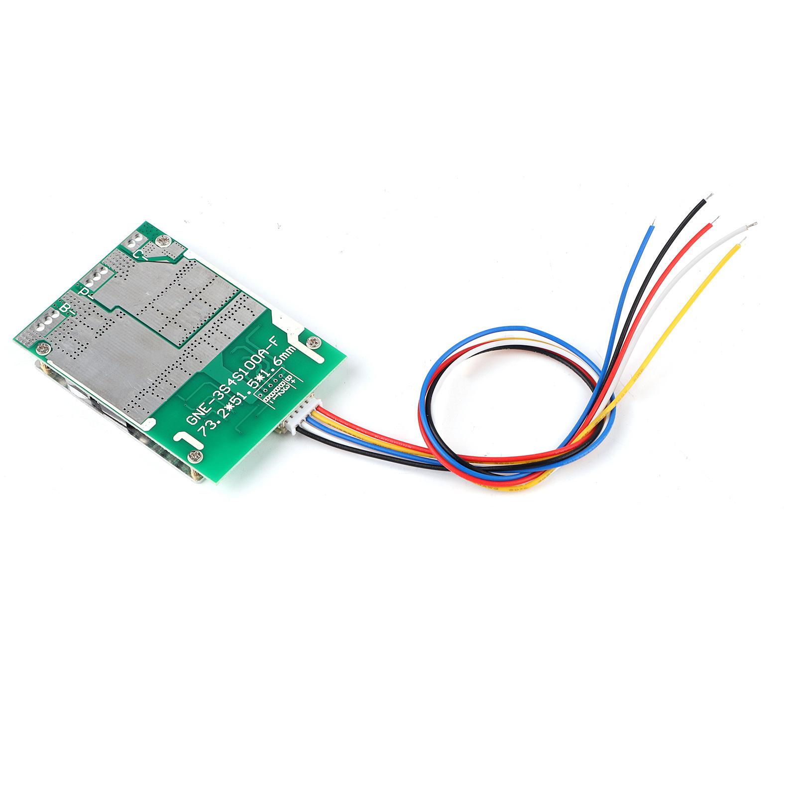 

1 шт. 4S 100A 12V LiFePO4 Літій-залізо-фосфатна LFP Плата захисту акумулятора з балансуванням