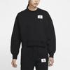 Jordan Flight Short Logo Crew Neck Sweatshirt Women Sweatshirt Black CV7786-010