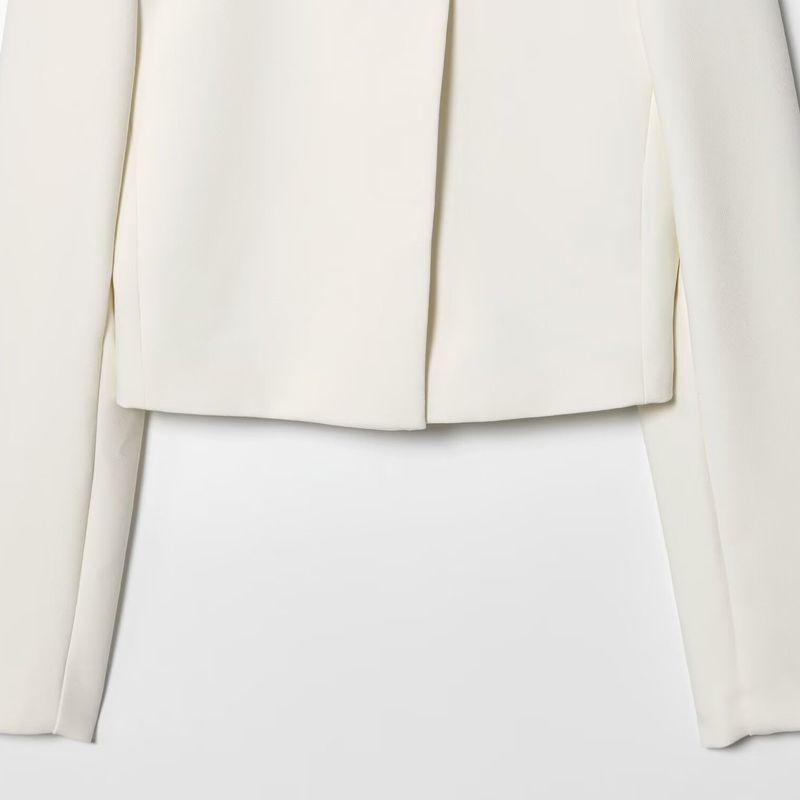 Zbzr Autumn New Women clothes Western Style Fashion Temperament Versatile Solid Short Blazers 5247841