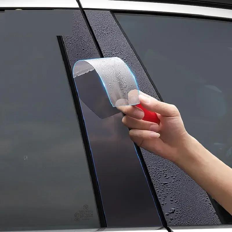 For Tesla Model X Car Exterior Car window pillar Anti-scratch TPU Protective film Anti-scratch Repair film Accessories PPF