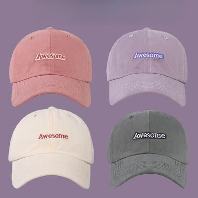 Wide and Widen The Brim To Show Off The Face of A Small Baseball Hat for Women Suitable for Big Face Round Face Large Size Korean Style Baseball Cap
