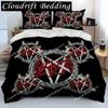 Slayer Heavy Metal Band Musik Bettdecke Bettwäsche-Set, Bettbezug Bett-Set Steppdeckenbezug Kissenbezug, King Queen Size Bettwäsche-Set Geschenk0