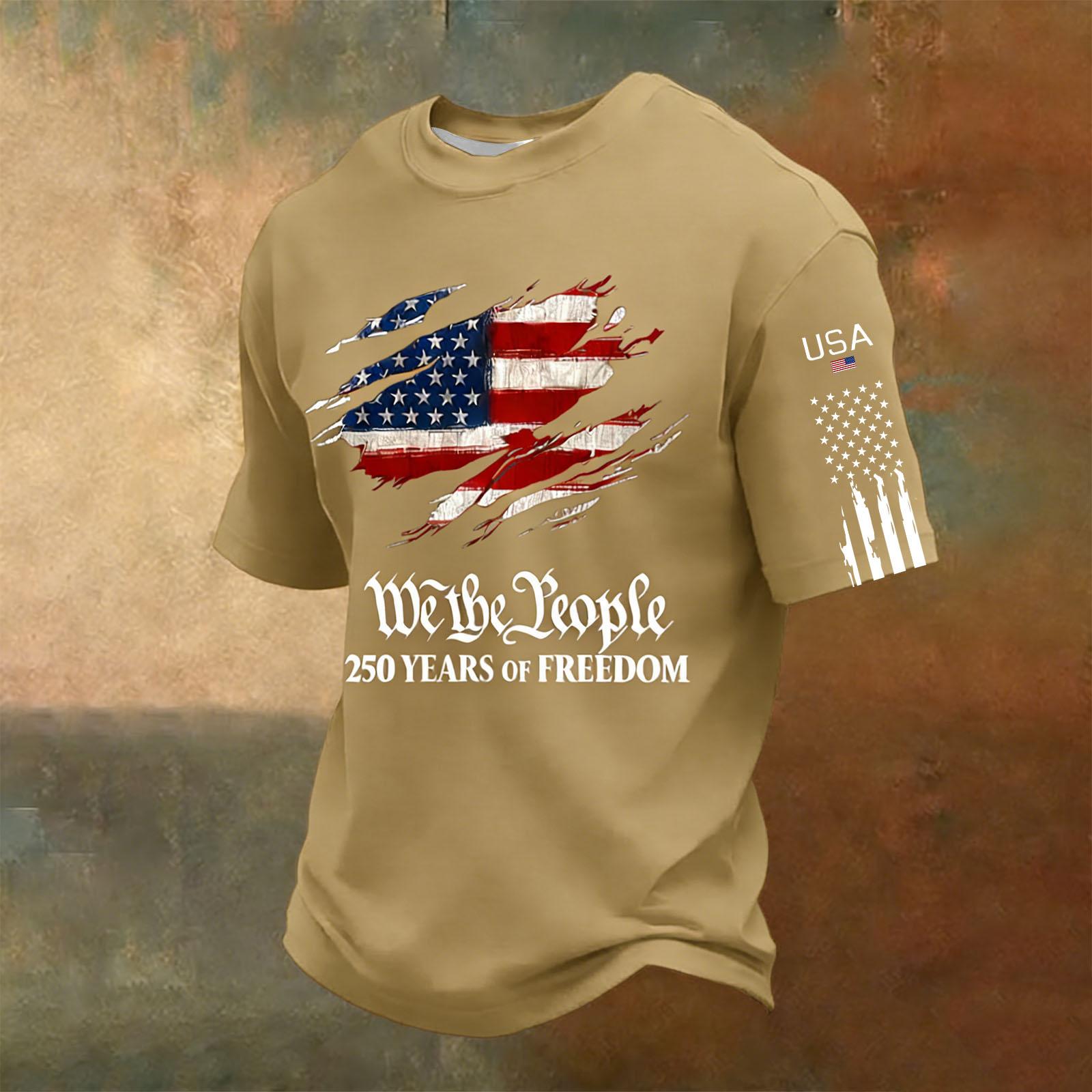 

Men s Casual Round Neck Short Sleeve T-Shirt M