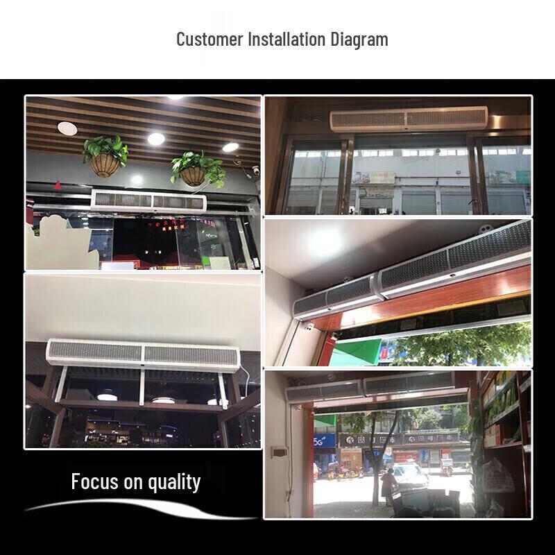 Nedfon Commercial Natural Flow Cross-flow Air Curtain