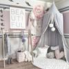 Ins Baby Room Decor Mosquito Net Kid Bed Curtain Canopy Round Crib Netting Tent  240cm Bedroom Girl Canopy Cot