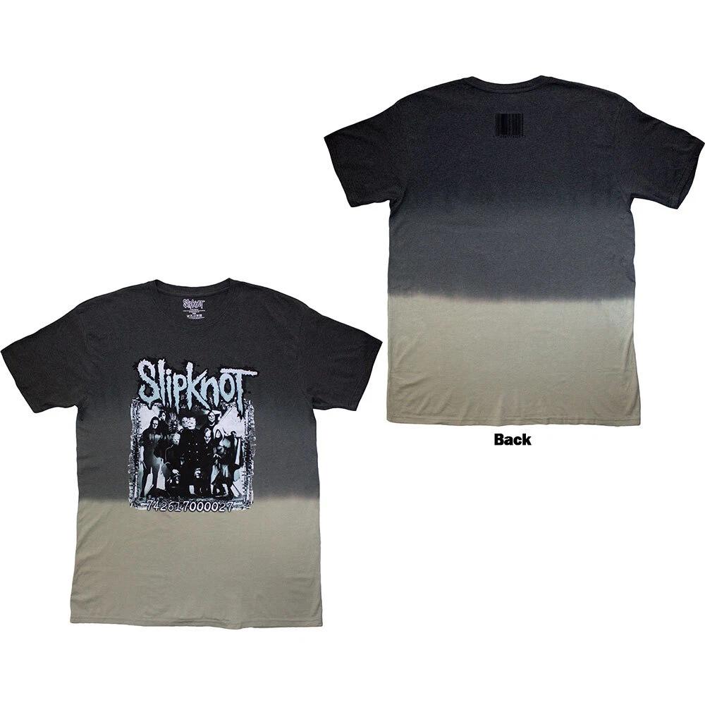 Slipknot Unisex T-Shirt: Barcode Photo (Dip-Dye) (Medium) L