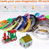 5M 1,75mm 3D-Druckstift-Filament-Minen PLA/ABS/PCL-Kunststoff-Doodle-Zubehör (10/20 Farben)