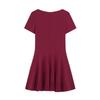 TAOP&ZA Damen Elegantes Mini-Kleid mit Rüschensaum - Frühjahrskollektion
