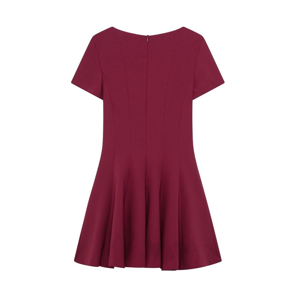 TAOP&ZA Damen Elegantes Mini-Kleid mit Rüschensaum - Frühjahrskollektion